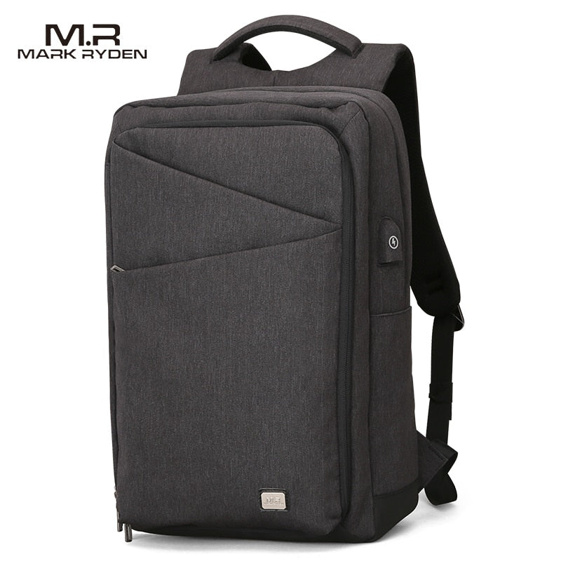 Travel Backpack High Capacity USB Charging Bag 15.6inch