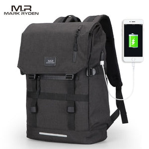 Large Capacity 15.6 Inch Laptop Bag USB Design Backpack Bag