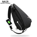USB 9.7 inch Design High Capacity Chest bag Crossbody Bag