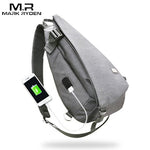 USB 9.7 inch Design High Capacity Chest bag Crossbody Bag
