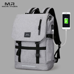 Large Capacity 15.6 Inch Laptop Bag USB Design Backpack Bag