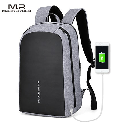 Multifunction USB Recharging 15.6inch Laptop Casual Backpacks