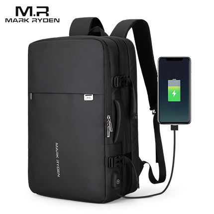 Backpack Fit 17 inch Laptop USB Charging Multi-layer Mens Bag