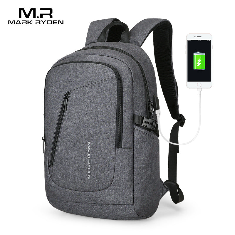 USB Charging Backpack Can Fit 15.6 inch Laptop Student