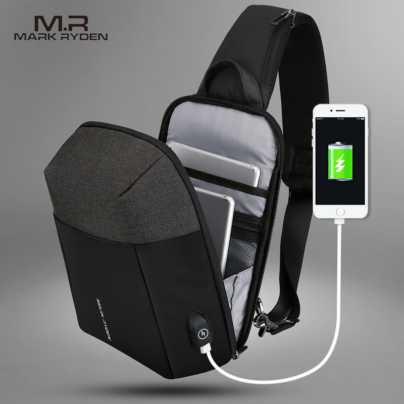 Crossbody Bag USB Charging Chest And Shoulder Bag