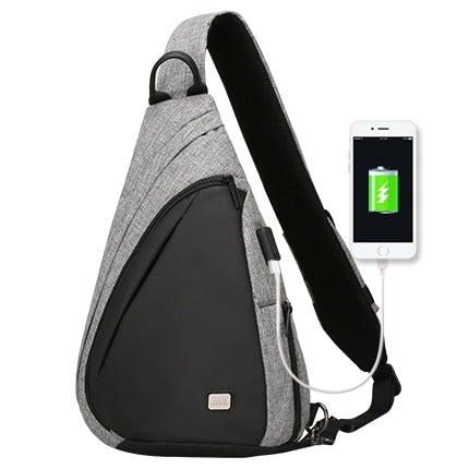 USB Charging Chest And Bag Multifunctional Shoulder Bag