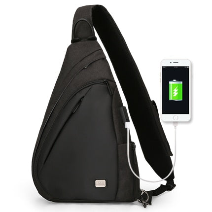 USB Charging Chest And Bag Multifunctional Shoulder Bag
