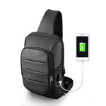 USB  Chest Pack Large Capacity Oxford Crossbody Bag
