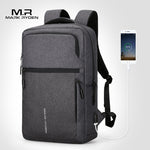USB Recharging 17 Inch Laptop Male Bag Water-repellent Travel