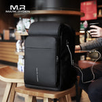 USB 17 Inch Laptop Bag Large Capacity Waterproof Travel Bag
