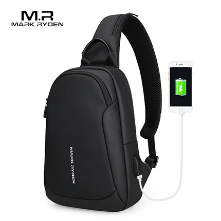 Waterproof USB Charging Short Trip Chest And Shoulder Bag