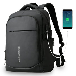 Waterproof 15.6inch Laptop Multi-layer Pockets Bag USB Charging