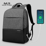 Large Capacity Backpack Bag USB Charging 15.6" Laptop