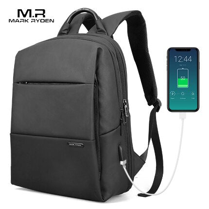 Large Capacity Backpack Bag USB Charging 15.6" Laptop