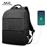 Large Capacity Backpack Bag USB Charging 15.6" Laptop